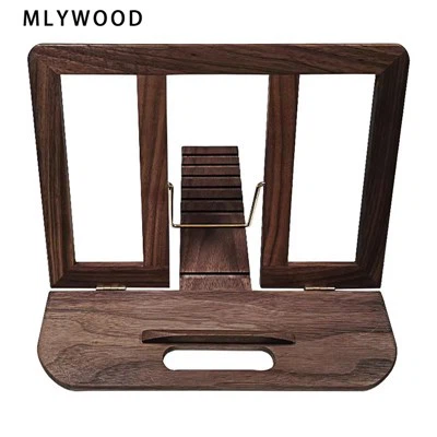 דוכן מחשב נייד מתכוונן מעץ